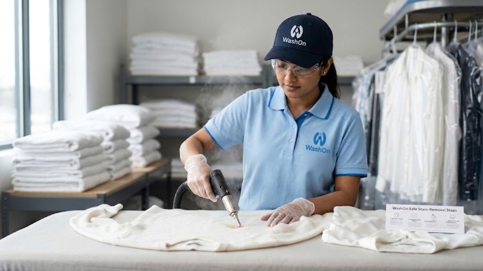 White clothes with stain removal process, laundry tips for removing stains from white fabric in Dubai White clothes with stain removal process, laundry tips for removing stains from white fabric in Dubai