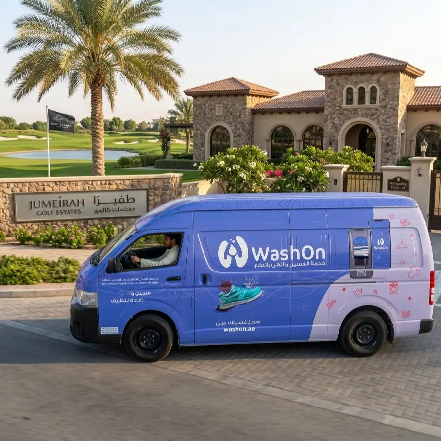 WashOn laundry in Jumeirah Golf Estate