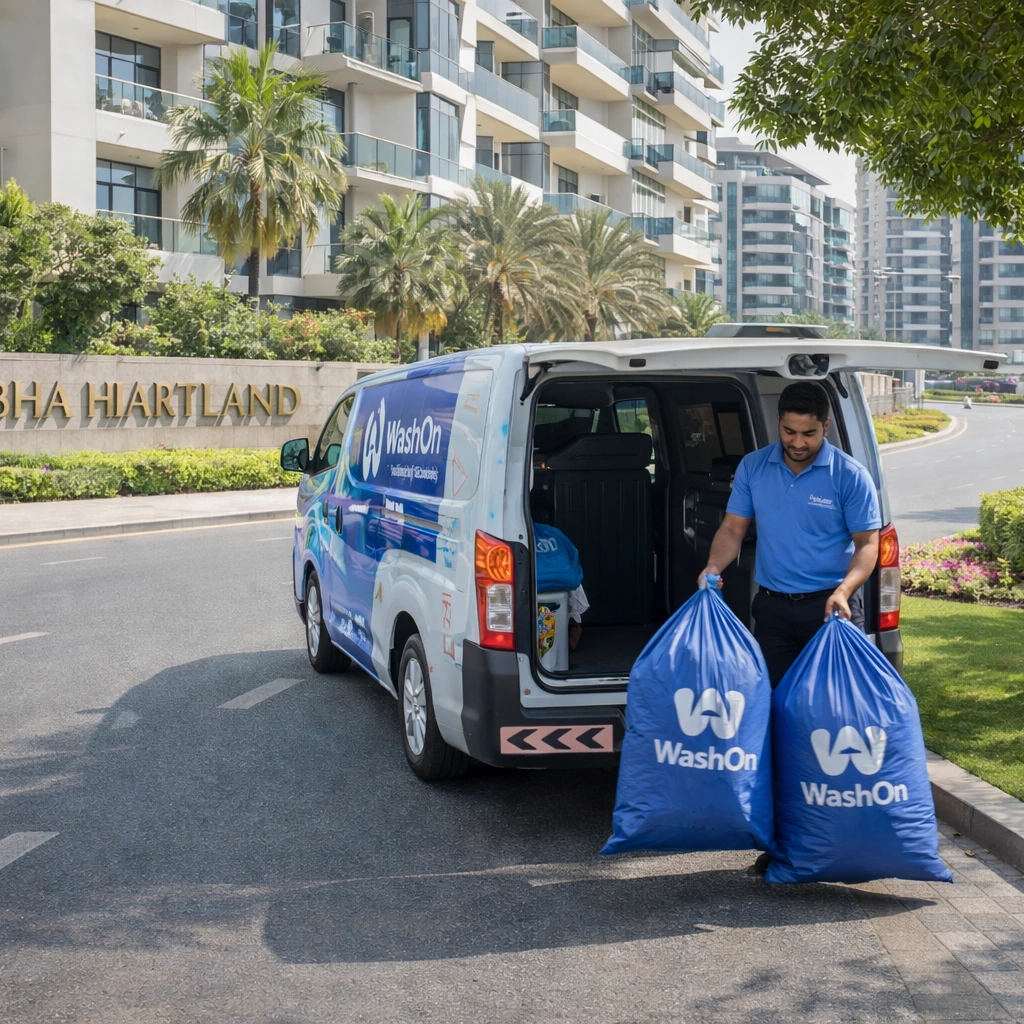 WashOn laundry in Sobha Hartland